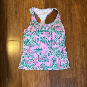Lilly Pulitzer Luxletic top with built in bra